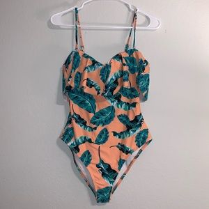Women’s cupshe tropical one piece swim